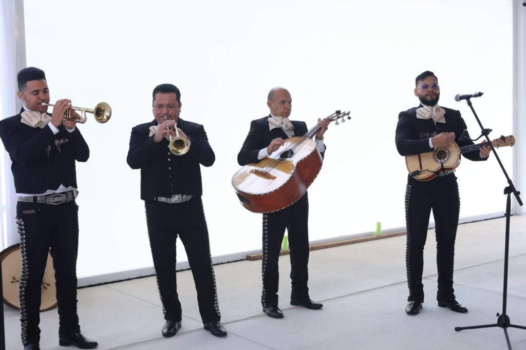Mariachi Players at a Celebration of Life at the Heart D Farm.  The sound of the live music with horns and singing was such a special way to remember a loved one